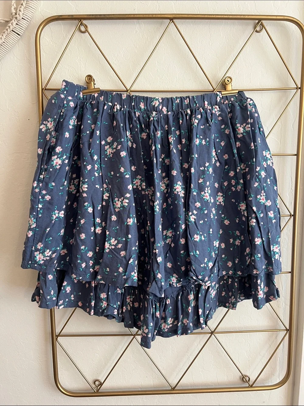 XL (14-16) | Old Navy Girls High Waisted Floral Skort